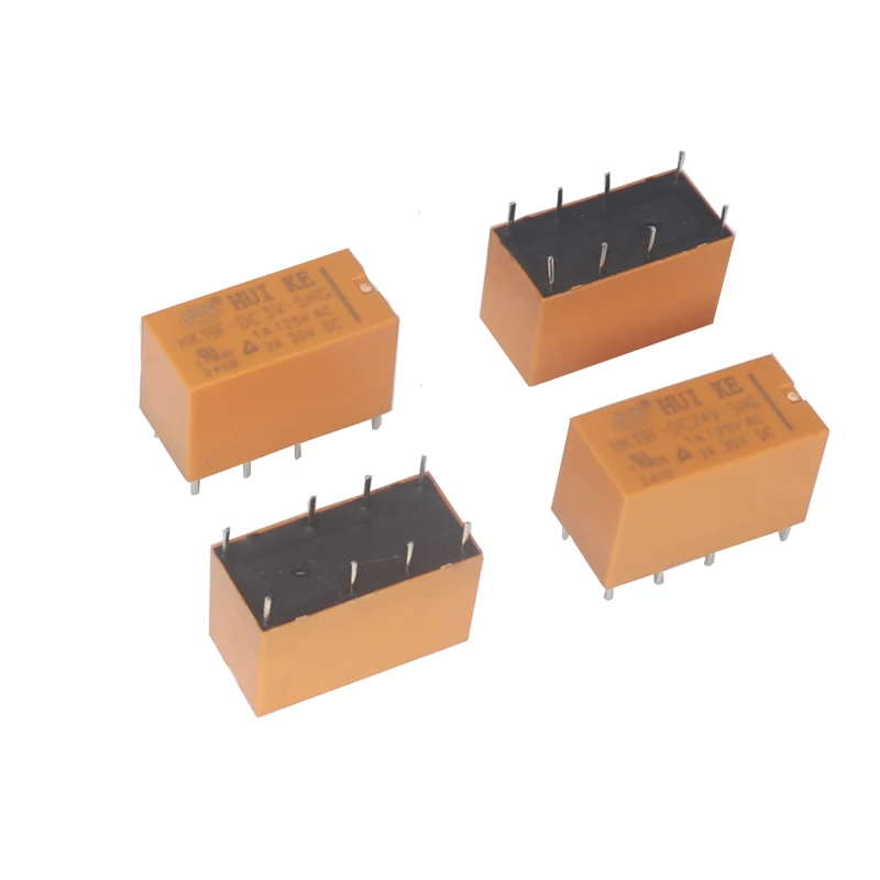 【3PCS】Coil DPDT 8 Pin 2NO 2NC Mini Power Relays PCB Type HUI KE HK19F HK19F-DC5V-SHG HK19F-DC12V-SHG HK19F-DC24V-SHG