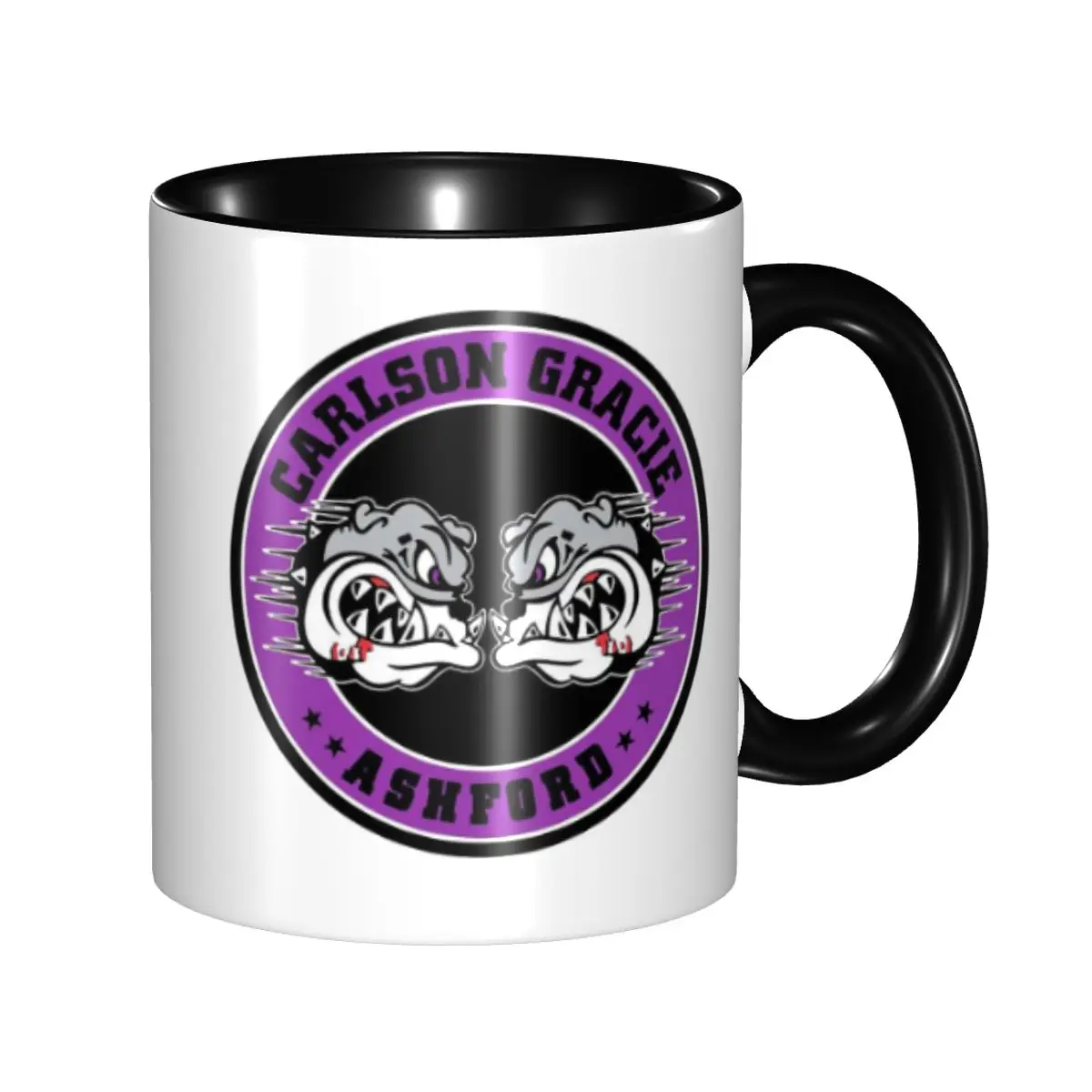 Carlson Gracie Jiu-Jitsu Team Mug Funny Ceramic Coffee Cups Tea Mugs Milk Cup Drinkware Gift for Friends