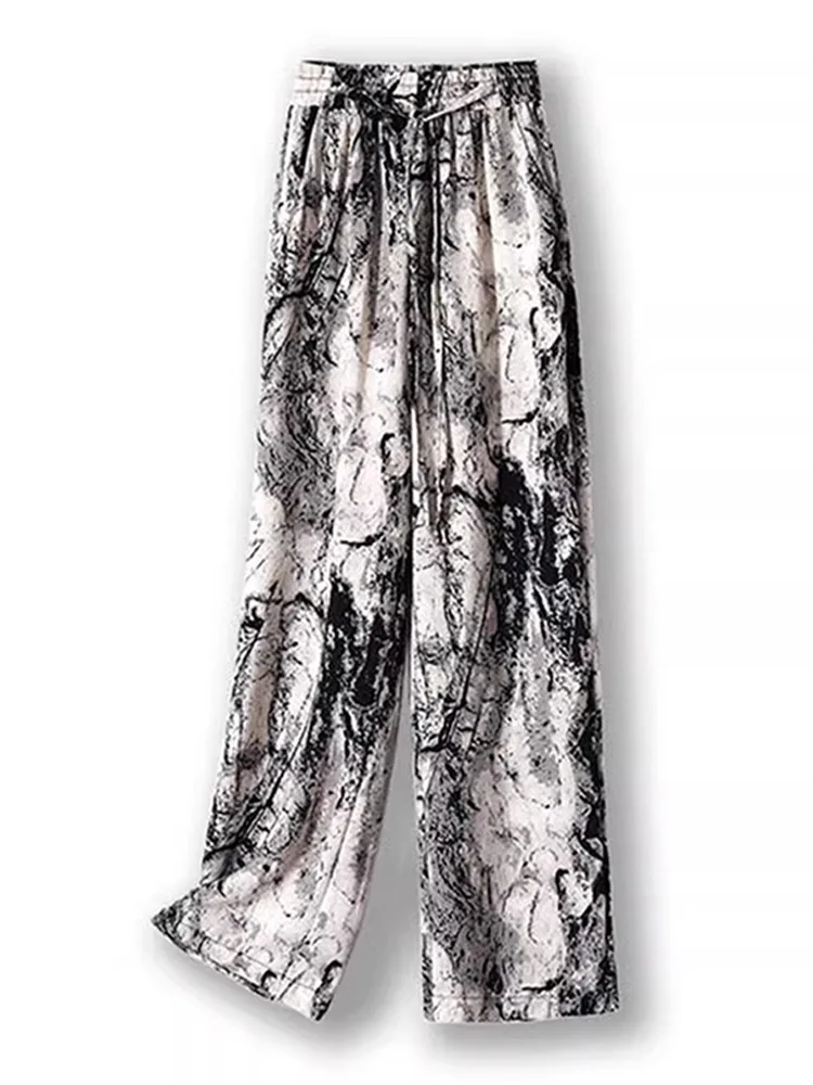 

Woolen Nine-Point Glutinous Rice Pants for Women, and Winter Casual High-Waisted Slimming Soft Woolen Pants