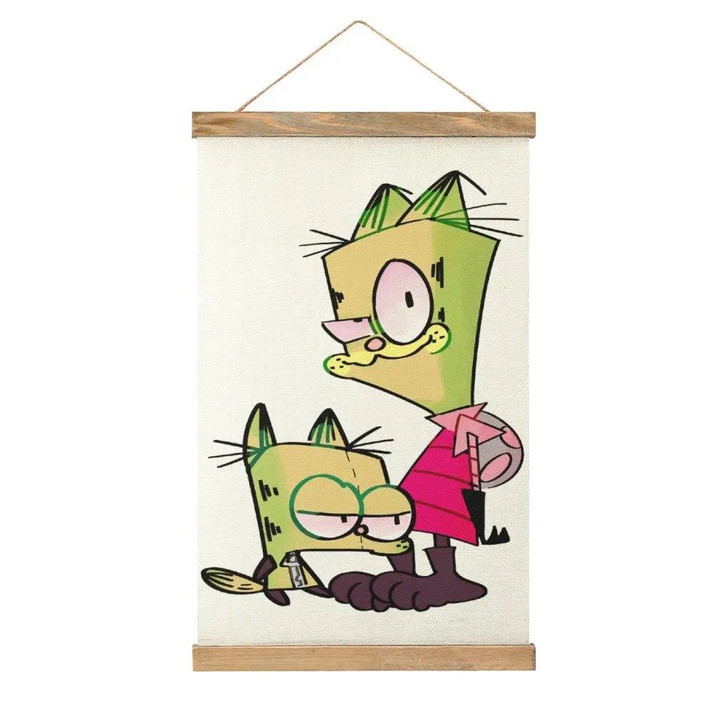 Graphic Invader Zim For Sale Canvas Hanging Picture Craft Decoration Funny Joke Hotel   Painting Style Hang Pictures