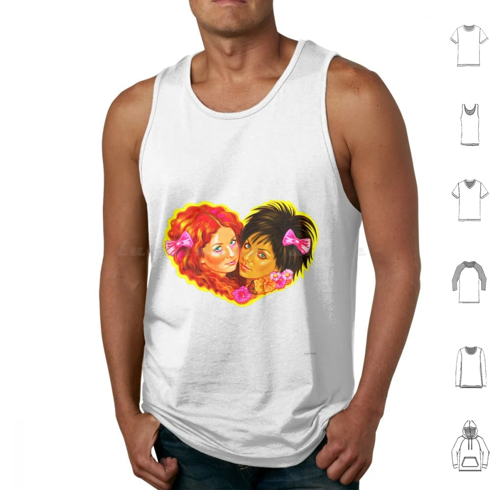 T.a.t.u Tank Tops Print Cotton T A T U Tatu Pop Cute Kawaii Flowers Pink Pride