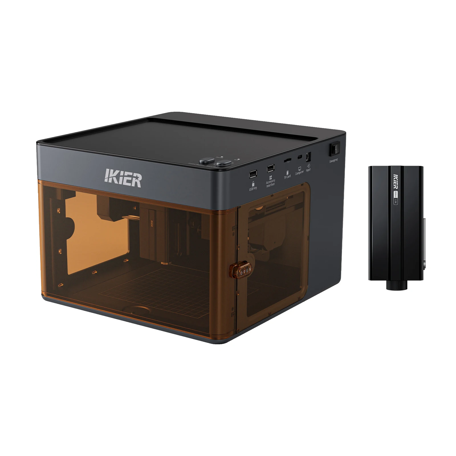 IKier Flex Portable Laser Engraver 3.5/7/12W Mini CNC Machine For Metal Wood Acrylic - DIY Gift Business Home Office Use