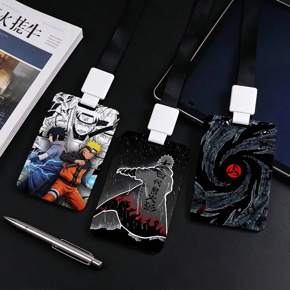 Anime N-Naruto NFC Contactless Sliding Card Sleeve For Student Cards, Bus Cards, ID Cards, And Work Permits