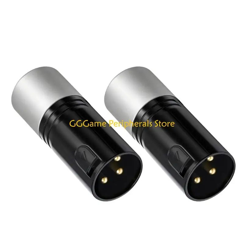 U55B Metal DMX512 Terminators Plug 2 Piece for Lighting Line End Use
