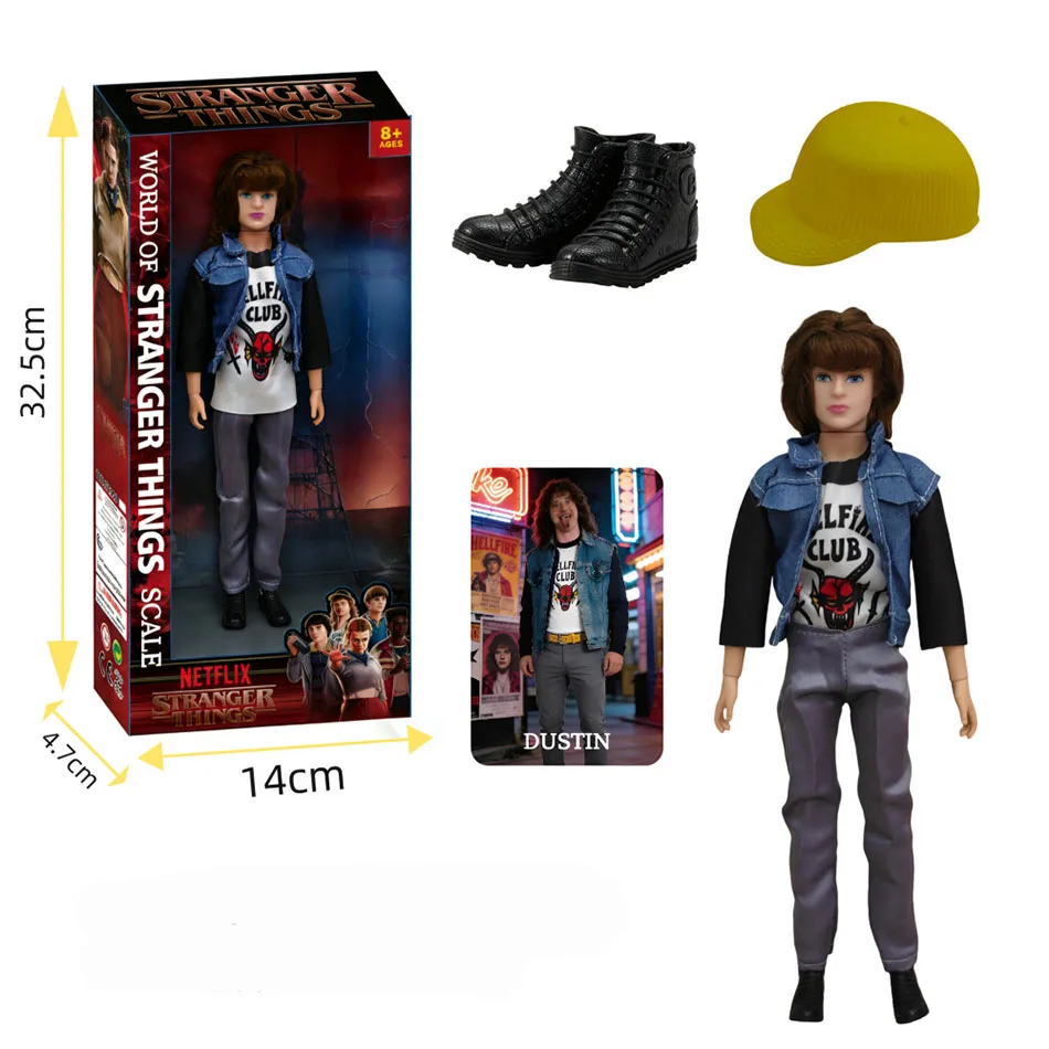 Stranger Things HOLLY ELEVEN MAX WILL DUSTIN 인형 다관절 액션 피규어 모델 장난감 컬렉션 어린이용