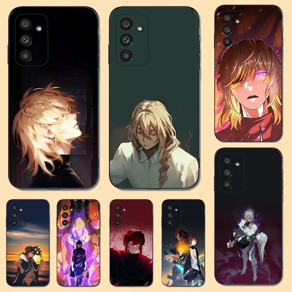 حافظة هاتف The Beginning After End لهاتف Samsung S 25,24,23,22,30,21,10,9,Ultra,Plus,Lite,FE,4,5G حافظة سوداء ناعمة