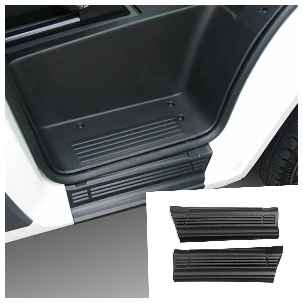 2Pcs Van Car Step Protection Pad  Automobile Door Entry Protection Device For Peugeot Boxer Motorhome\Campervan 2007 - 2023