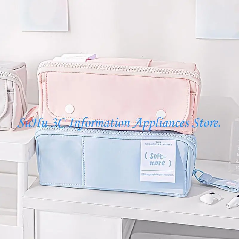 

Пенал большой емкости, выдвижная сумка для ручек, холщовые мешочки для ручек, косметички