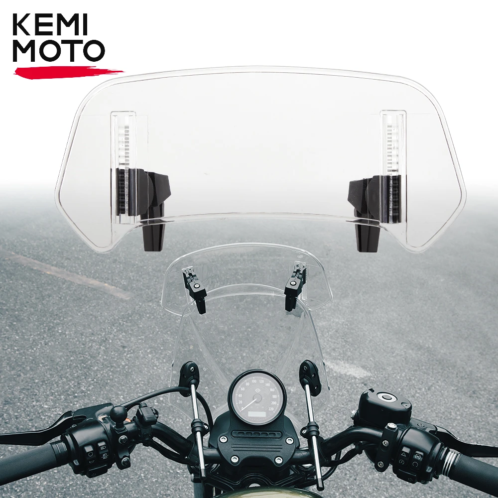 Universal Motorcycle Windshield For BMW R1200GS R1250GS R1200 GS F800 GS F650GS LC ADV Adjustable Extension Motorbike Windscreen