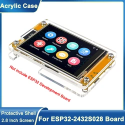 Acrylic Case for ESP32-2432S028 Development Board 2.8 Inch LCD Touch Display 240*320 Screen Protective Shell for Arduino LVGL