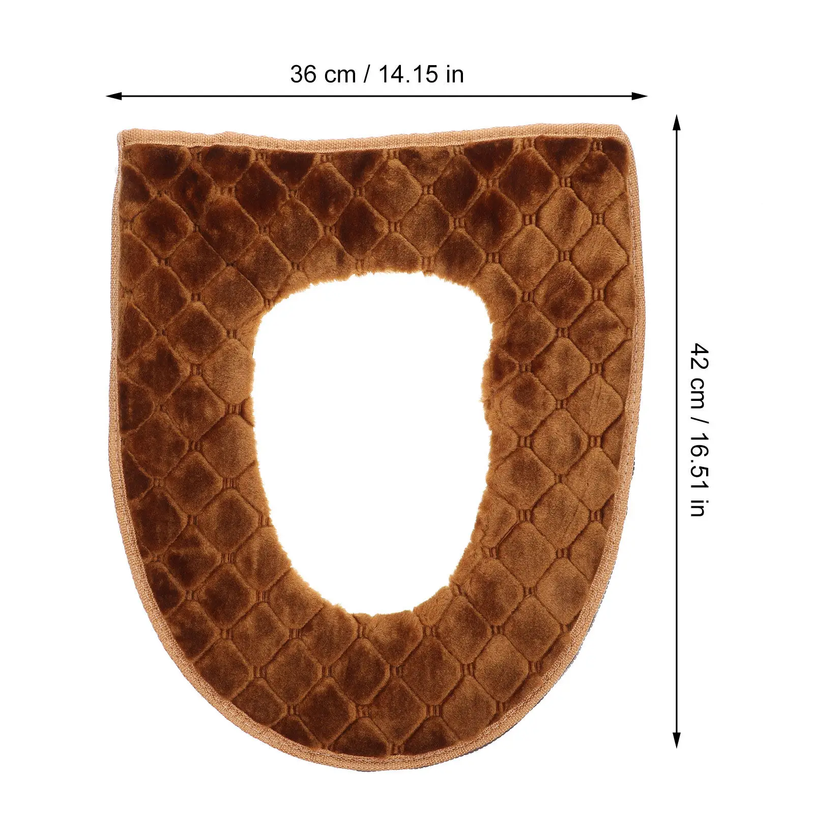 Warm Thick Toilet Seat Pad Universal Washable Soft Comfortable for Cold Mornings Elderly Ladies Pregnancy Home Bathroom Supplies