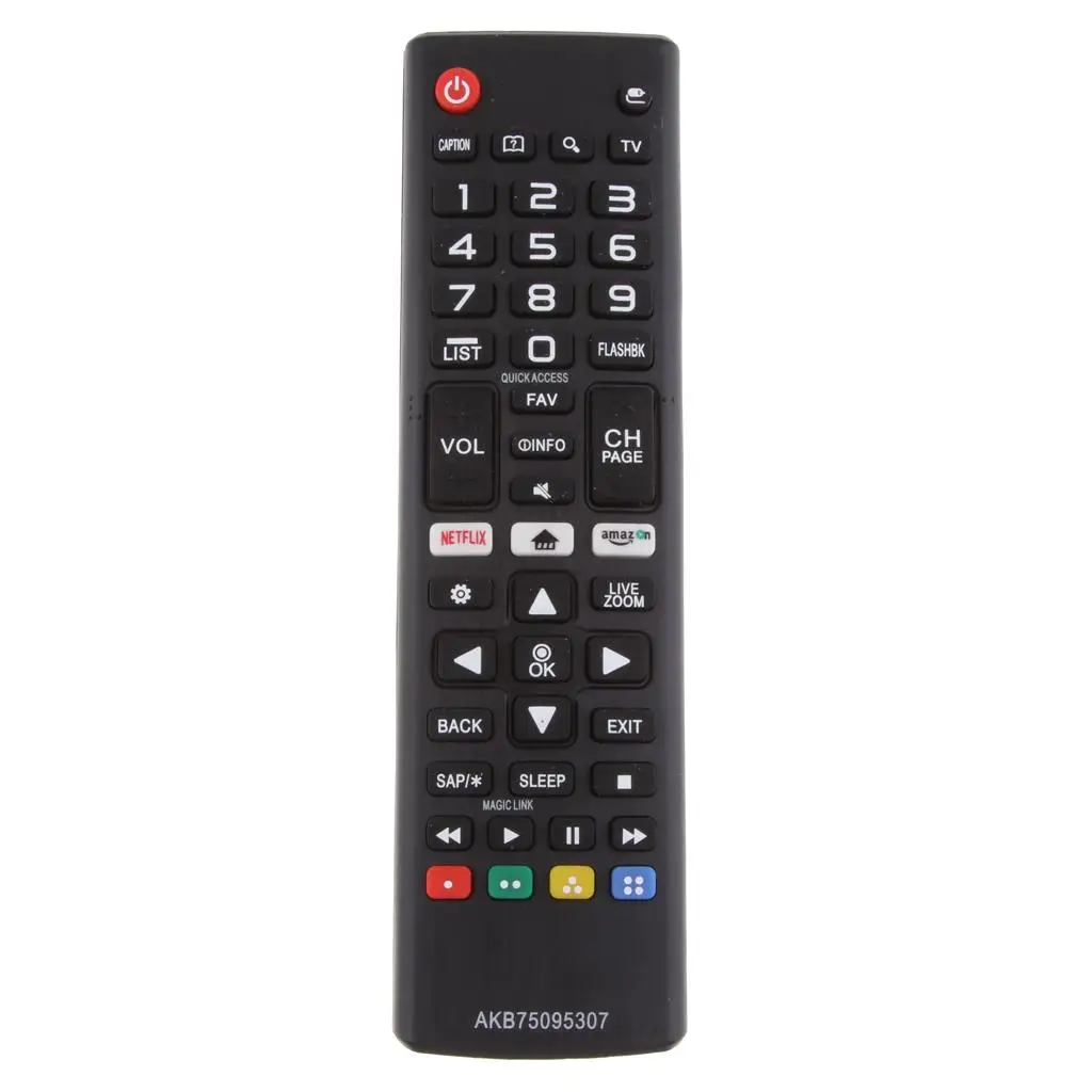 LCD TV Remote Control Universal Easy Grip Plastic Replacement Controller for LG Smart TV for Office and Home Use