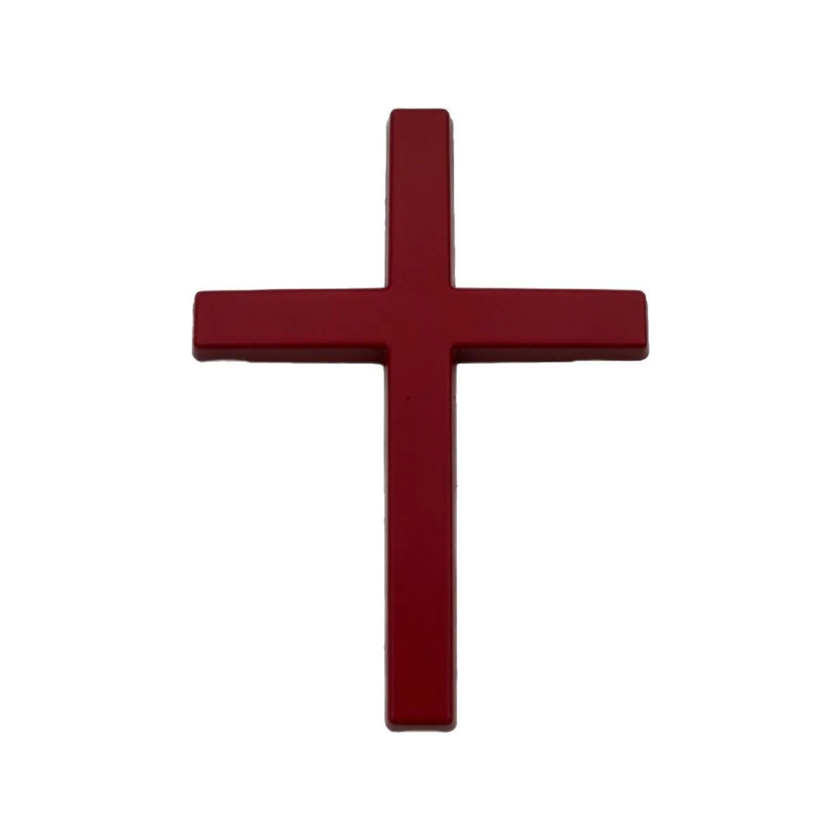 3D Metal Cross Car Badge Universal Personality Decor Scratch Cover Modified Side Rear Trunk Sticker Decal
