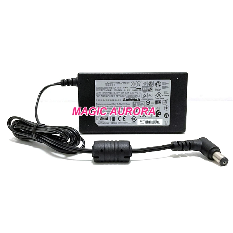 Imagem -05 - Genuine Da50f25 25v 2a 50w Sj8 Hs8 Las750m Las855m Carregador para lg Nb4530a Nb5540 Nb3730a Nb5530 Barra de Som Fonte de Alimentação do Adaptador