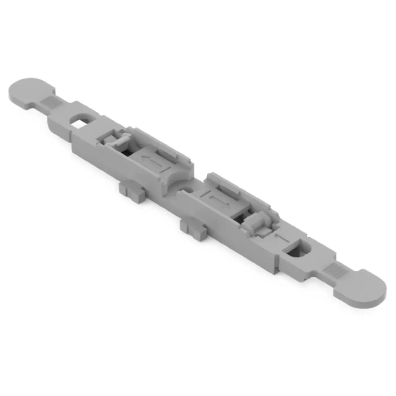 Original WAGO 221‑2501 2502 2503 2504 221‑2505 Mounting Carrier With Strain‑Relief For 221‑2411 Inline Splicing Connector