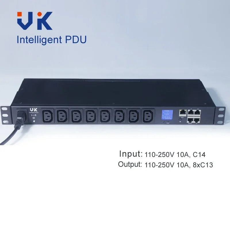 

Интеллектуальный блок распределения питания (PDU) 10А/16А с дистанционным управлением, умный PDU для центров обработки данных, PDU IEC
