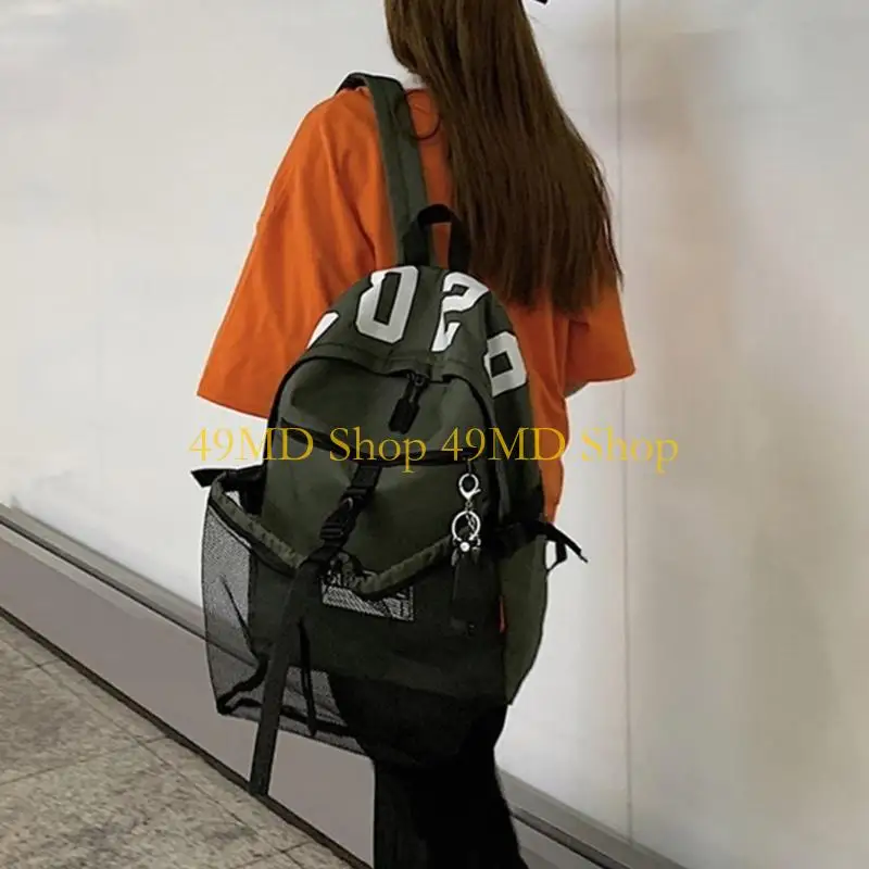 

Рюкзаки для кампуса 49MD, школьная сумка большой вместимости с баскетбольной сеткой, дорожные рюкзаки, повседневные рюкзаки для