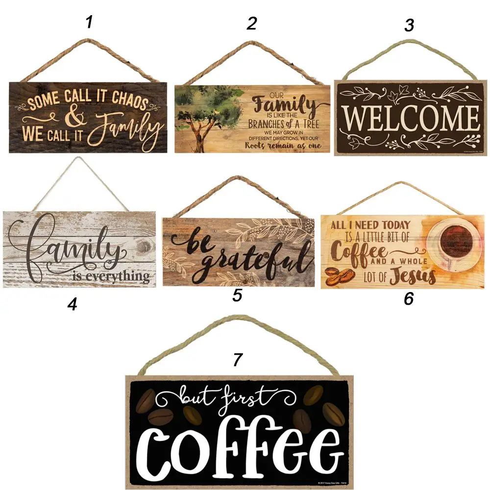 Sweet Home Wall Pediments Hanging Decorative Door Sign Welcome Sign Wooden Welcome Plaques