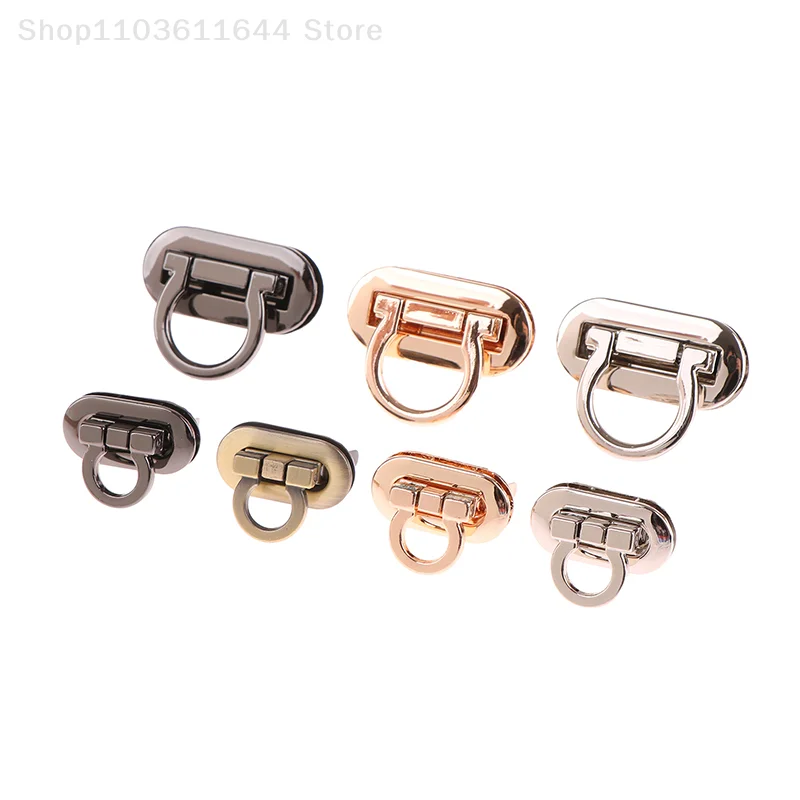 金属クラスプターンロックオーバル金属クラスプツイストロック DIY ハンドバッグクラフトバッグ財布バッグハードウェアバッグアクセサリー