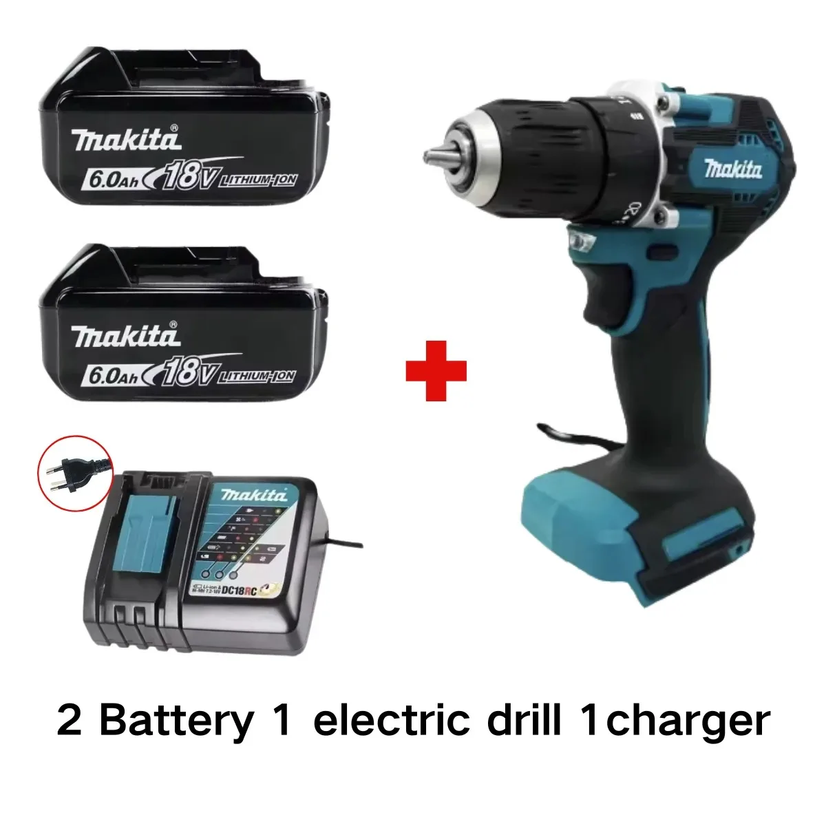 Makita 100% Genuine DDF487 Cordless Electric Screwdriver18V Brushless Motor Impact Electric Screwdriver Rechargeable Power Tool image 3