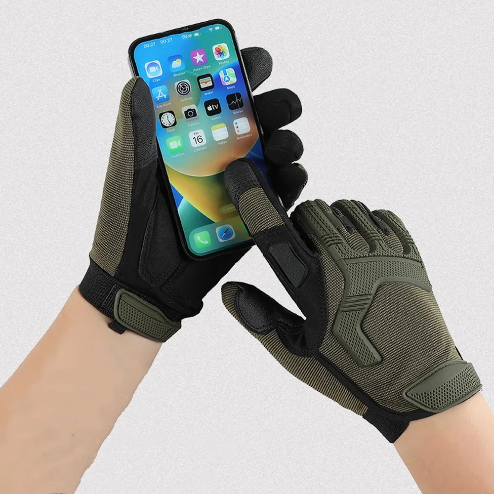 Men's Tactical Gloves Full Finger Motos Racing Training Fighting Gloves Outdoor Sports Protect Gear Riding Gloves