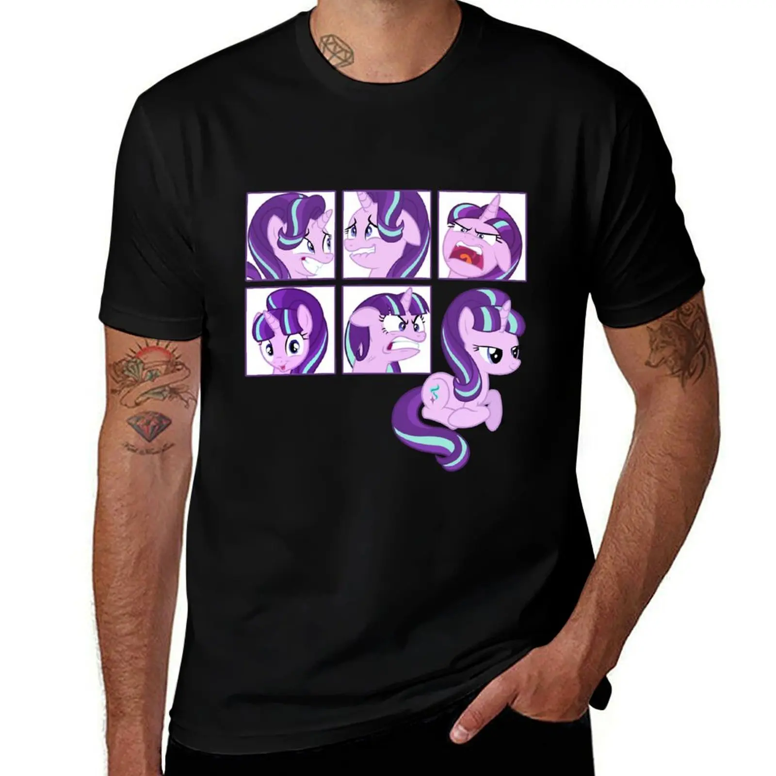 

Starlight Glimmer - Faces T-Shirt rapper graphic tees man t shirt summer tops luxury clothes men