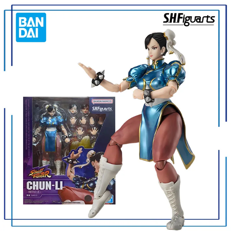سلسلة بانداي الأصلية S.H.Figuarts 《Street Fighter》Chun - Li,Ken Masters,Sagat Figure Assembly Ornament Toys نموذج قابل للجمع #5
