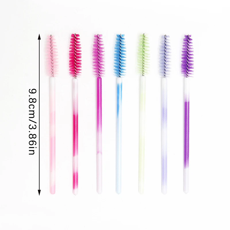 Brosses à cils pour maquillage, 20 pièces, baguettes applicateur de mascara au poulet, enrouleur de cils, brosse cosmétique, outil d'extension de cils