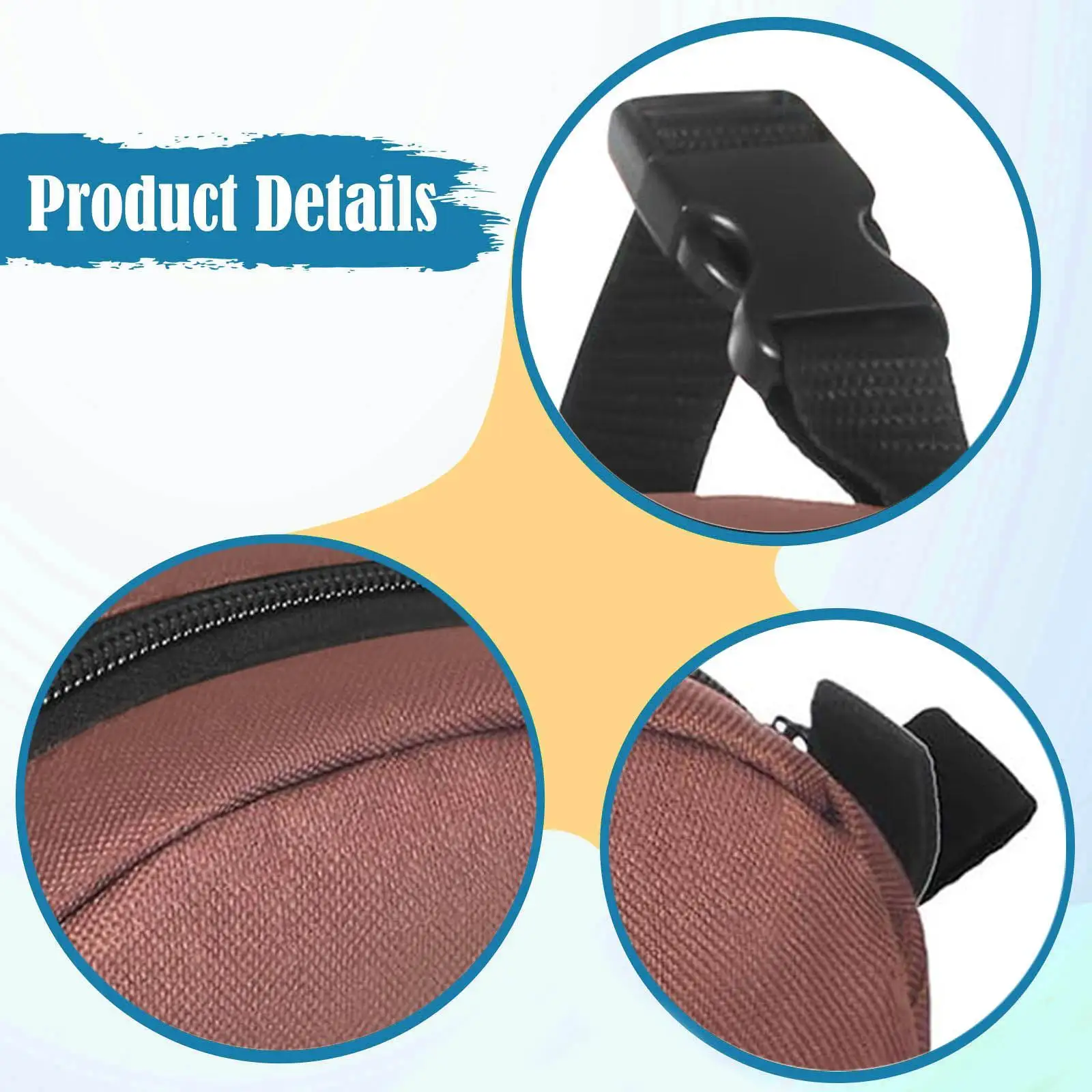 حقيبة سرج الفروسية، حقيبة تخزين مدمجة بسحاب أكسفورد لركوب الخيل على شكل ذيل التحمل الغربي