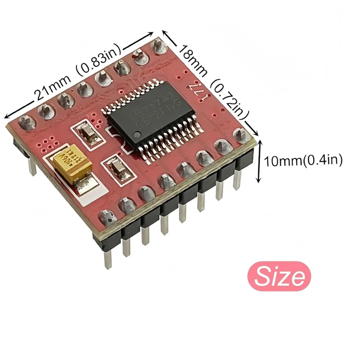 A14G 5PCS TB6612FNG Dual Motor Driver Controller Board DC Stepper Motor Driver Module for