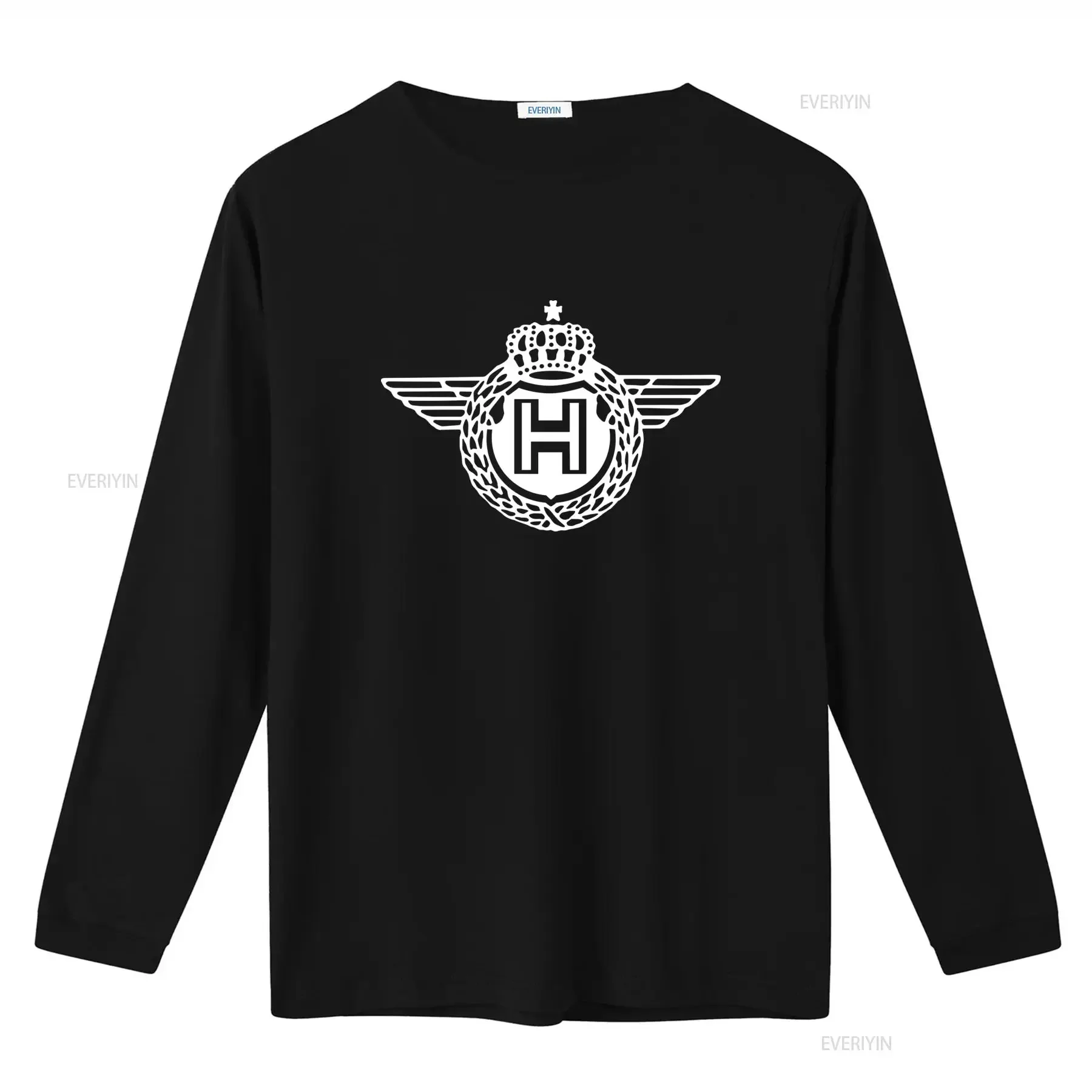 Horex Oldtimer Regina Imperator T Shirt with Crown and Winged H Design vintage Washed Breathable streetwear Soft Stylish