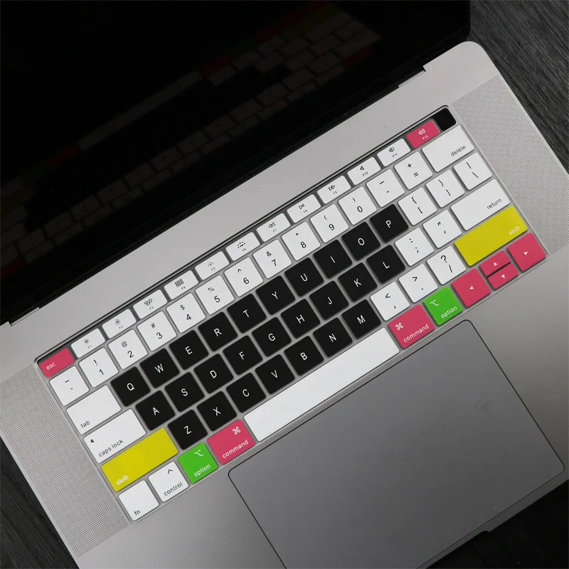 

New 13 Air A1932 Laptop Keyboard Protective Film Waterproof For Macbook air 13.3 inch cases laptop Keyboard Cover U.S. caps