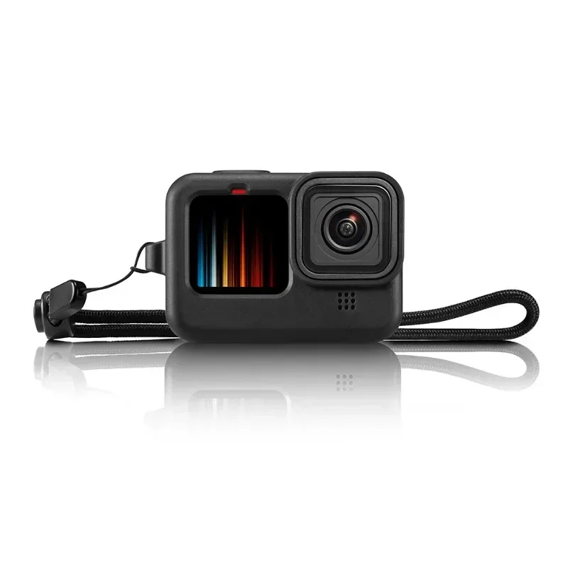 Custodia per fotocamera in silicone + copriobiettivo per GoPro Hero 11 Custodia protettiva per telaio Accessori per GoPro 10 9 Action Camera