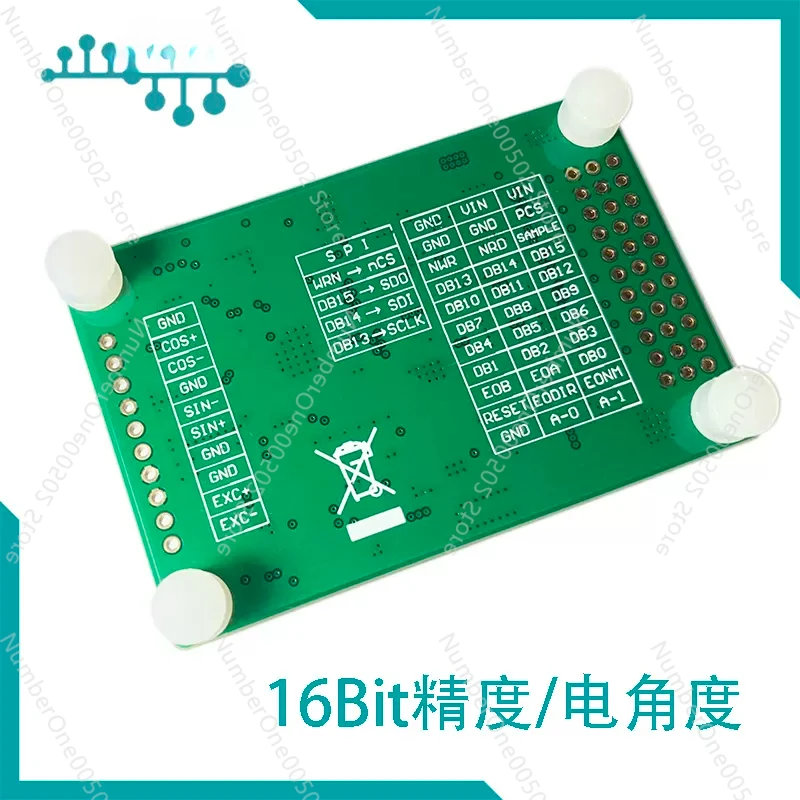 AD2S1210 16Bit Rotary Encoder / RDC / Resolver Module / Support Quadrature Signal Output