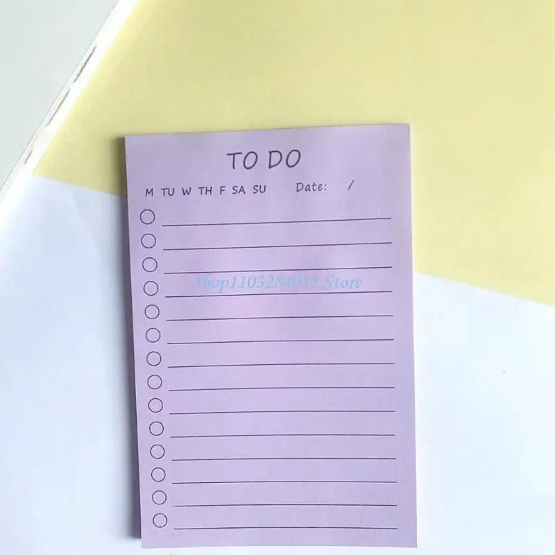 R6FF Colorful Note Paper 360Sheets 6x4Inch Adhesive Note Pad Notes Paper Lined Pocket Notepads for Writing Journaling