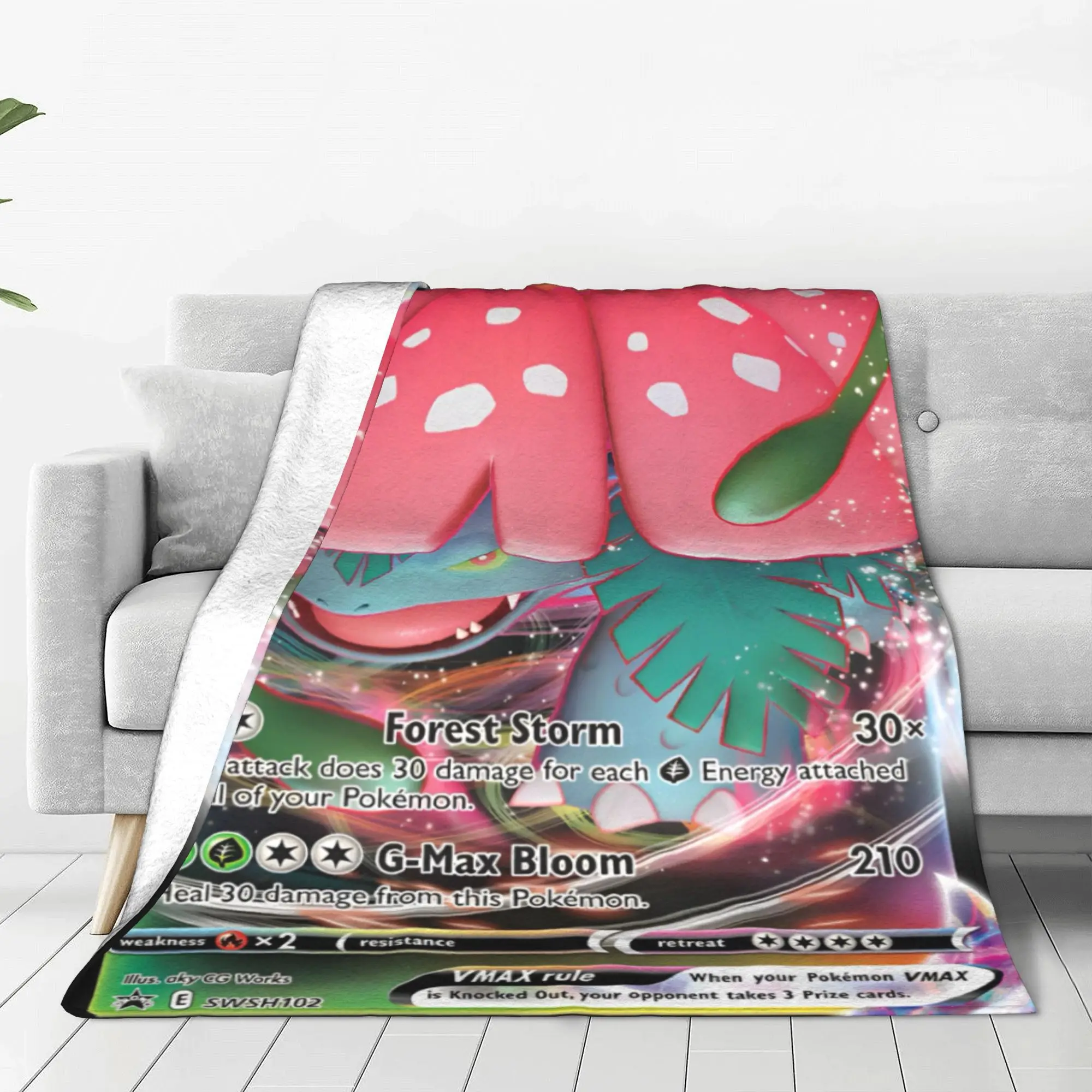 pokemon-anime-cartao-venusaur-max-flanela-cobertor-jogo-dos-desenhos-animados-incrivel-lance-cobertor-para-casa-150-125cm-colcha-leve-fino