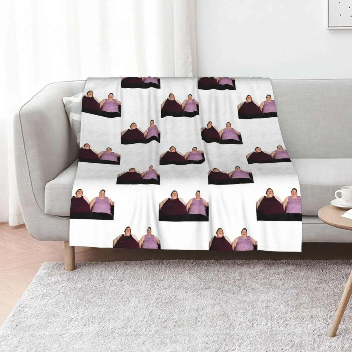 1000lb Sisters Tammy and Amy Throw Blanket Custom wednesday Bed covers Personalized Gift Thins Luxury Throw Blankets