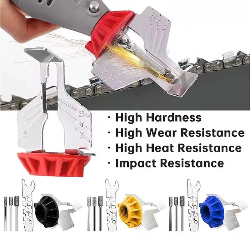 

Набор для заточки бензопилы, точилка для лезвий, шлифовальный инструмент для бензопилы, роторная точилка, цепной станок, инструмент для цепей пилы