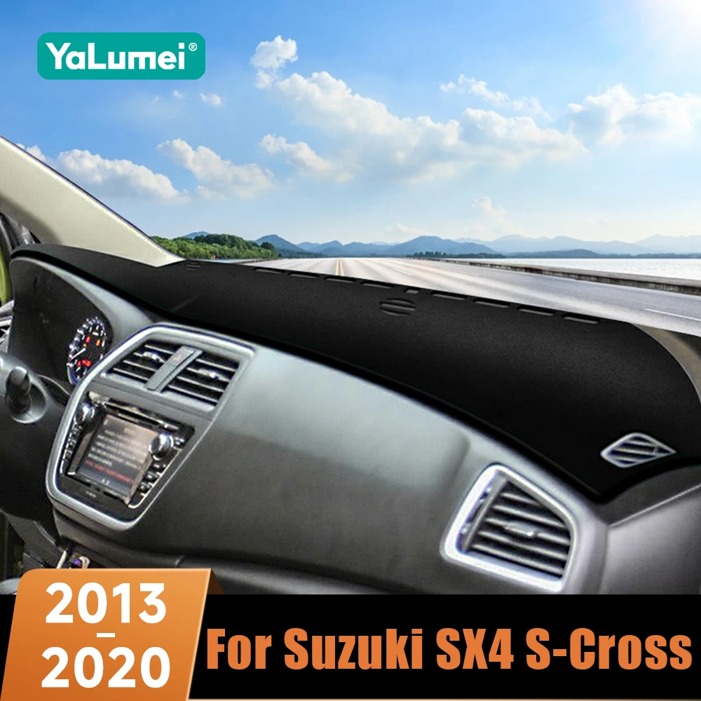 

For Suzuki SX4 S-Cross 2013 2014 2015 2016 2017 2018 2019 2020 Car Dashboard Cover Avoid Light Pad Sun Shade Anti-UV Carpets
