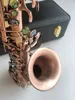 Neues gebogenes Sopransaxophon S-991, professionelles Saxophon aus rotem Antikkupfer 5