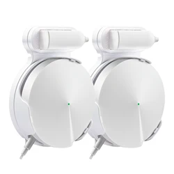 Wall Mount for TP-Link Deco M5 Whole Home Mesh WiFi System,Space Saving Wall Holder Plug in Without Messy Wires