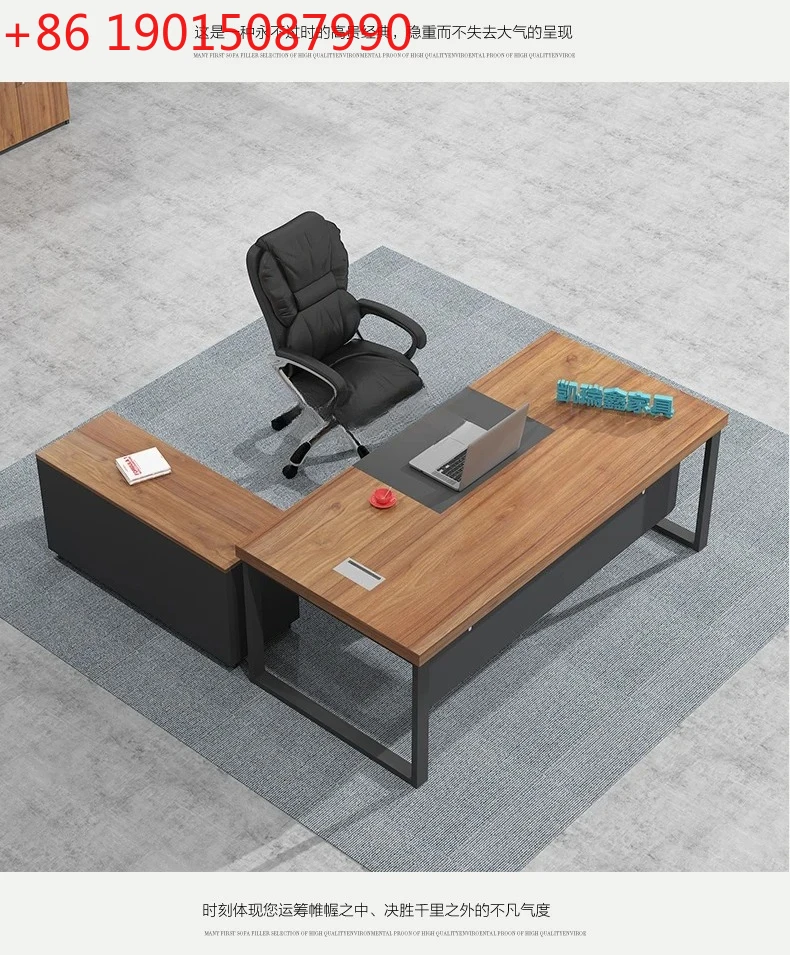 Office Furniture Simple Modern Supervisor Desk Manager Table Board Large Class Desk Boss Office Desk and Chair