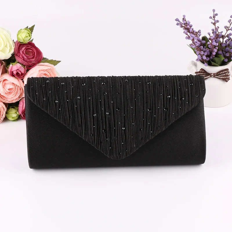 Women Glitter Wallet Clutches Bags Ladies Diamond Evening Purse Banquet Wedding Party Handbag Cheongsam Pocket