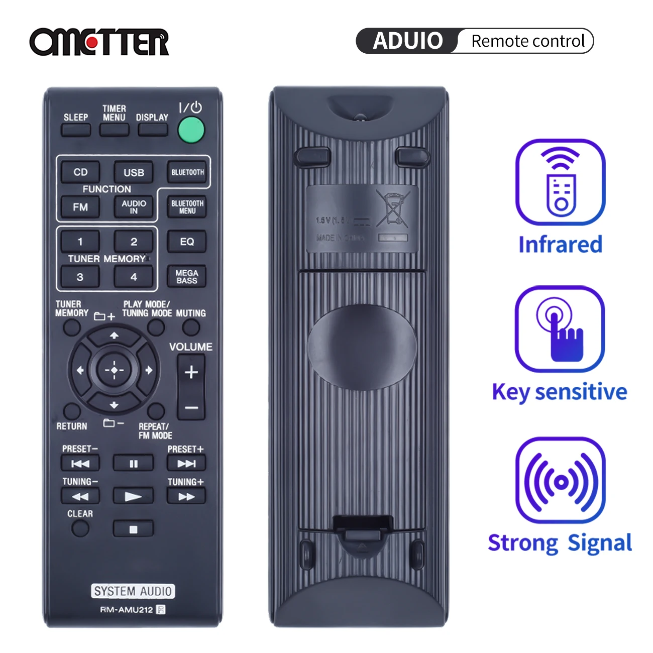 New RM-AMU212 Para Use for Sony Remote Control Sistema De Audio System