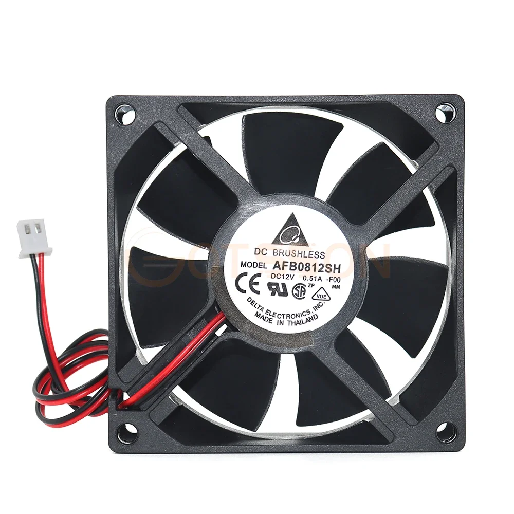 New For AFB0812SH F00 DC12V 0.51a 8025 80*80*25MM double ball speed measuring fan