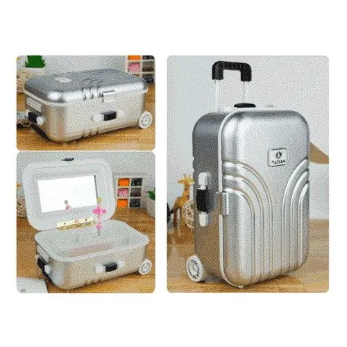 Wholesaler Your Suitcase Design Music And Jewelry Box-Gray