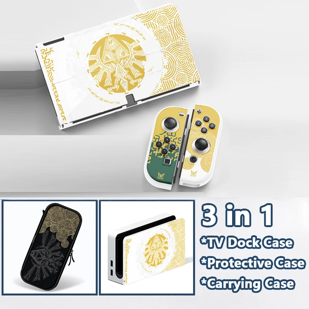 For Tears of the Kingdom Switch Shell For Switch Oled Creative Cartoon Soft Shell For Switch NS Game Console Case Accessories