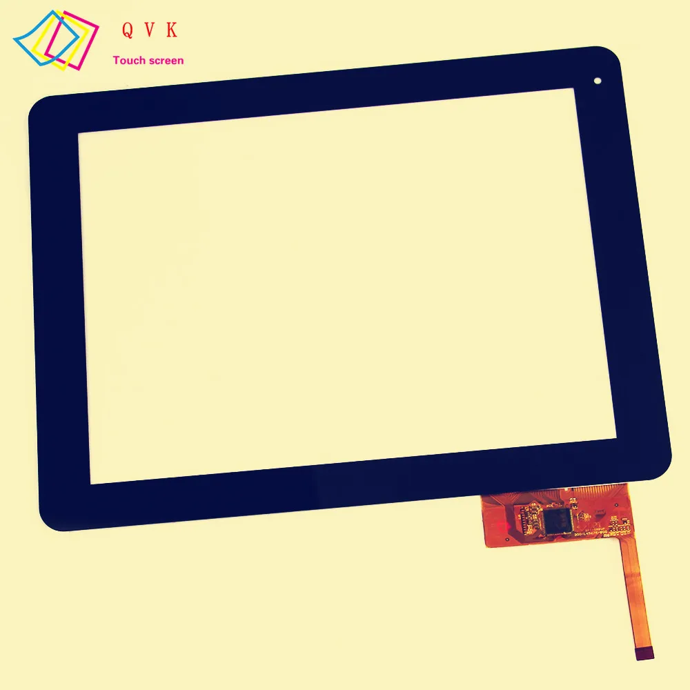 สีดำ 9.7 นิ้วสำหรับ Assistant AP-105 แท็บเล็ต pc capacitive touch screen glass digitizer แผงฟรี