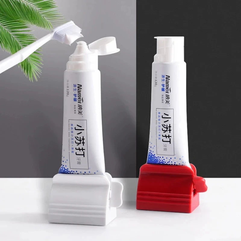 มัลติฟังก์ชั่ยาสีฟัน Squeezer Tube Squeezer แบบพกพาฟัน Dispenser ทําความสะอาดช่องปาก Facial Cleanser ชุดยาสีฟัน