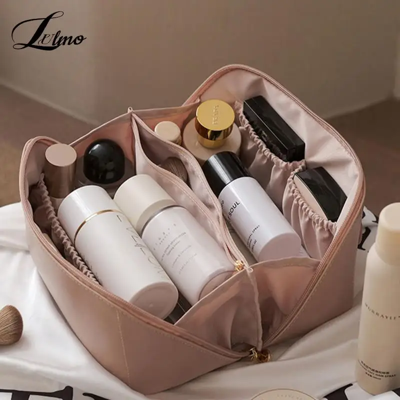 

Ins Large-capacity Portable Girl Makeup Bag Women Cosmetic Bag Toiletries Organizer Female Storage Makeup Cases